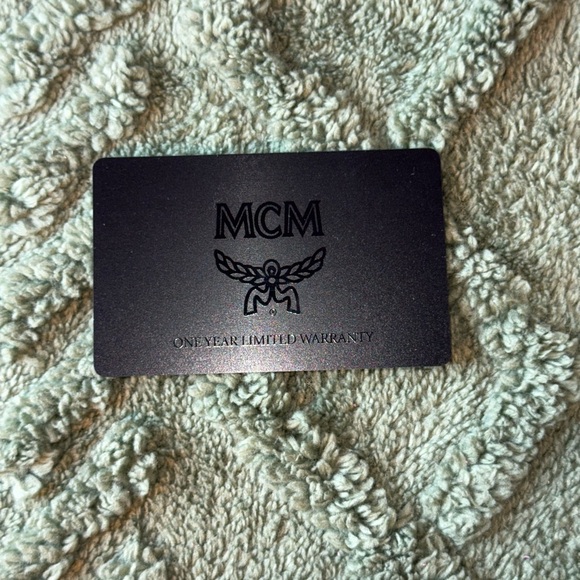 MCM Trifold Visetos Wallet w/ COA Card - Picture 3 of 11